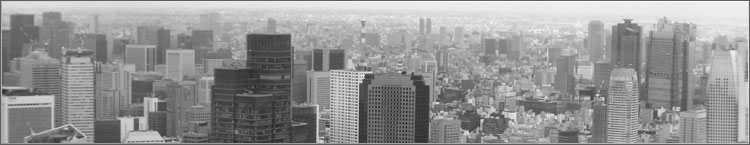 (picture of Tokyo skyline)